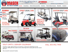 Tablet Screenshot of coloradogolfcars.com